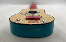 Load image into Gallery viewer, KidKraft Kids Blue Red Lil Symphony Wooden Acoustic Guitar Instrument Toy
