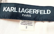 Load image into Gallery viewer, Karl Lagerfeld Womens Pink 3/4 Bell Sleeve Round Neck Sheath Dress Size 2
