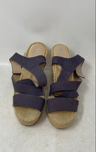 Load image into Gallery viewer, Kenneth Cole Womens Olivia Cross Beige Purple Open Toe Espadrille Sandals Size 7
