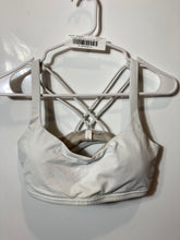 Load image into Gallery viewer, Lululemon Womens White Scoop Neck Pullover Activewear Sports Bra Size 8
