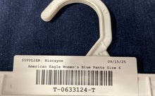 Load image into Gallery viewer, American Eagle Womens Blue Denim Dark Wash Stretch Skinny Leg Jeans Size 6
