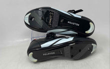 Load image into Gallery viewer, Peloton Womens Black White 3 Bolt Adjustable Strap Cycling Shoes Size 39
