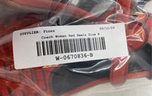Load image into Gallery viewer, Coach Womens Izzy Q7083 Red Leather Stiletto Ankle Strap Heels Size 8B
