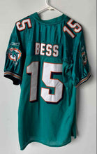 Load image into Gallery viewer, Reebok Mens Blue Miami Dolphins Davone Bess #15 Short Sleeve NFL Shirt Size 48
