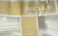 Load image into Gallery viewer, Michael Kors Womens White Cold-Shoulder Short-Sleeve Blouse Top Size Small
