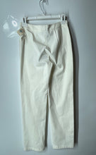 Load image into Gallery viewer, St. John Sport Womens Cream Flat Front Straight Leg Ankle Pants Size 0 With Tag
