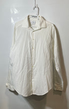 Load image into Gallery viewer, Calvin Klein Mens White Long Sleeve Slim Fit Stretch Dress Shirt Size XL
