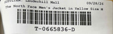 Load image into Gallery viewer, The North Face Mens Yellow Long Sleeve Collared Button-Front Shirt Jacket Size M
