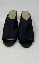 Load image into Gallery viewer, Adrienne Vittadini Womens Galaxy Stretch Black Open Toe Slide Sandals Size 8.5M
