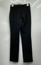 Load image into Gallery viewer, Vertigo Paris Womens Black Flat Front Regular Fit Straight Leg Dress Pants Sz 6
