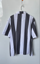 Load image into Gallery viewer, Calvin Klein Mens Gray White Relaxed Fit Button-Up Shirt Size XL
