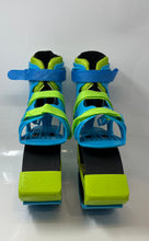 Load image into Gallery viewer, Madd Gear Kids Boosters Blue And Green Bouncing Kangaroo Jumping Boots
