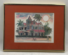 Load image into Gallery viewer, The Southernmost House Kenedy Key West Framed Home Decor Wall Picture Art Print
