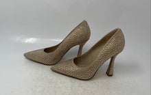 Load image into Gallery viewer, Sam Edelman Womens Antonia Glitz Beige Pointed Toe Slip-On Pump Heels Size 5.5M
