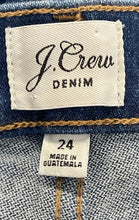 Load image into Gallery viewer, J.Crew Womens Blue Denim 5-Pocket Design Button Front Skinny Jeans Size 24
