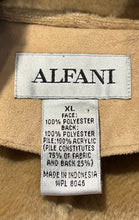 Load image into Gallery viewer, Alfani Womens Beige Long Sleeve Collared Fur Lined Button Front Jacket Size XL
