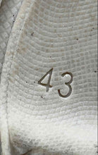 Load image into Gallery viewer, Zara Mens White Beige Round Toe Low Top Lace-Up Sneakers Shoes Size 43
