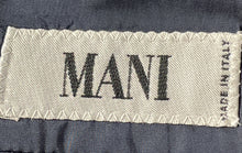 Load image into Gallery viewer, Mani Mens Navy Blue Long Sleeve Pockets Single-Breasted Two-Button Blazer Sz 48
