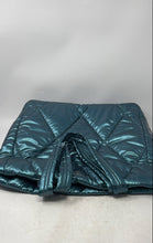 Load image into Gallery viewer, Victoria's Secret Womens Blue Quilted Puffer Double Handle Tote Bag With Tag

