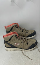 Load image into Gallery viewer, Skechers Womens Brown Gray Pink Lace-Up Mid Top Sneakers Shoes Size 10
