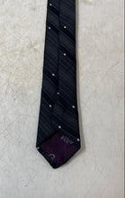 Load image into Gallery viewer, Oleg Cassini Mens Multicolor Geometric Striped Adjustable Formal Pointed Tie
