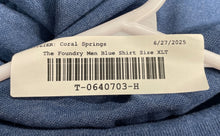 Load image into Gallery viewer, The Foundry Supply Co. Mens Blue Short Sleeve Collared Polo Shirt Sz XLT W/ Tag
