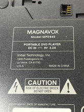 Load image into Gallery viewer, Magnavox MPD845 Black 8.5-Inch TFT Monitor Portable DVD Player Not Tested
