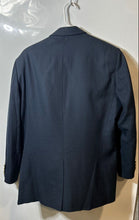 Load image into Gallery viewer, Jack Custom Tailors Mens Blue Long Sleeve Notch Lapel Two-Button Blazer No Size
