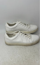 Load image into Gallery viewer, Banana Republic Mens White Leather Low Top Lace-Up Sneaker Shoes Size 9.5
