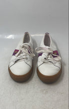 Load image into Gallery viewer, Lauren Ralph Lauren Womens Janson IV White Purple Leather Sneaker Shoes Size 6.5
