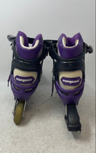 Load image into Gallery viewer, Mongoose Kids White Purple Adjustable Inline Skates Size 1-4
