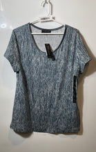 Load image into Gallery viewer, Banana Republic Womens Gray Printed Luxe Touch T-Shirt Size XL With Tag
