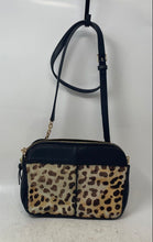 Load image into Gallery viewer, Authentic Tory Burch Womens Multicolor Leopard Print Lined Crossbody Bag Damaged
