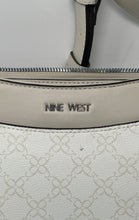 Load image into Gallery viewer, Nine West Womens White Beige Adjustable Strap Shoulder Crossbody Handbag
