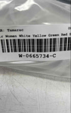Load image into Gallery viewer, Nike Boys Air Max Dawn White Yellow Green Red Lace-Up Sneakers Shoes Size 7Y
