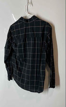 Load image into Gallery viewer, Abercrombie &amp; Fitch Womens Blue White Check Long Sleeve Button-Up Shirt Size XS
