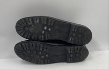 Load image into Gallery viewer, Authentic Salvatore Ferragamo Mens David Black Leather Loafer Shoes Sz 9 Damaged
