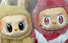 Load image into Gallery viewer, Lot Of 4 Pcs Replica Pop Mart The Monsters Labubu Multicolor Keychain Plush Toys
