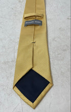 Load image into Gallery viewer, Michael Kors Mens Yellow Printed Adjustable Long Formal Designer Tie
