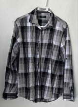 Load image into Gallery viewer, Alfani Mens Multicolor Plaid Long Sleeve Regular Fit Button-Up Shirt Size Medium
