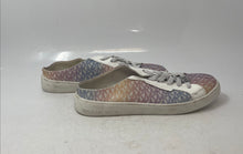 Load image into Gallery viewer, Michael Kors Girls Jem Miracle Multicolor Logo Print Mule Shoes Size 6
