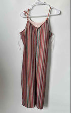 Load image into Gallery viewer, Sam Edelman Womens Pink Striped Sleeveless Spaghetti Strap Maxi Dress Size 8
