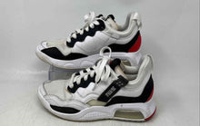 Load image into Gallery viewer, Nike Womens Air Jordan MA2 White Black Red Lace-Up Sneaker Shoes Size 6.5
