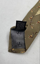 Load image into Gallery viewer, Valentino Mens Beige Printed Adjustable Keeper Loop Designer Tie
