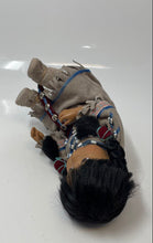 Load image into Gallery viewer, 1998 Indian Collector Braided Hair Ceramic Play Doll In Removable Outfits
