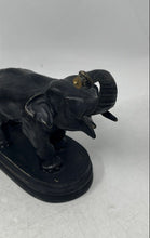Load image into Gallery viewer, Small Metal Elephant Home Decor Collectible Black Art Sculpture
