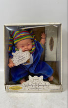 Load image into Gallery viewer, Baby Amanda Collectible Blue Outfit Striped Hat Collector Edition Fashion Doll
