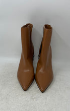Load image into Gallery viewer, Marc Fisher Womens Brown Leather Side Zip Ankle Booties Shoes Size 8.5M
