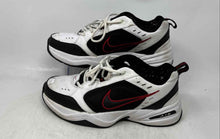 Load image into Gallery viewer, Nike Mens Air Monarch IV 415445-101 White And Black Leather Running Shoes Size 9
