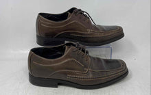 Load image into Gallery viewer, Alfani Mens Brown Leather Square Toe Lace-Up Derby Dress Shoes Size 7M

